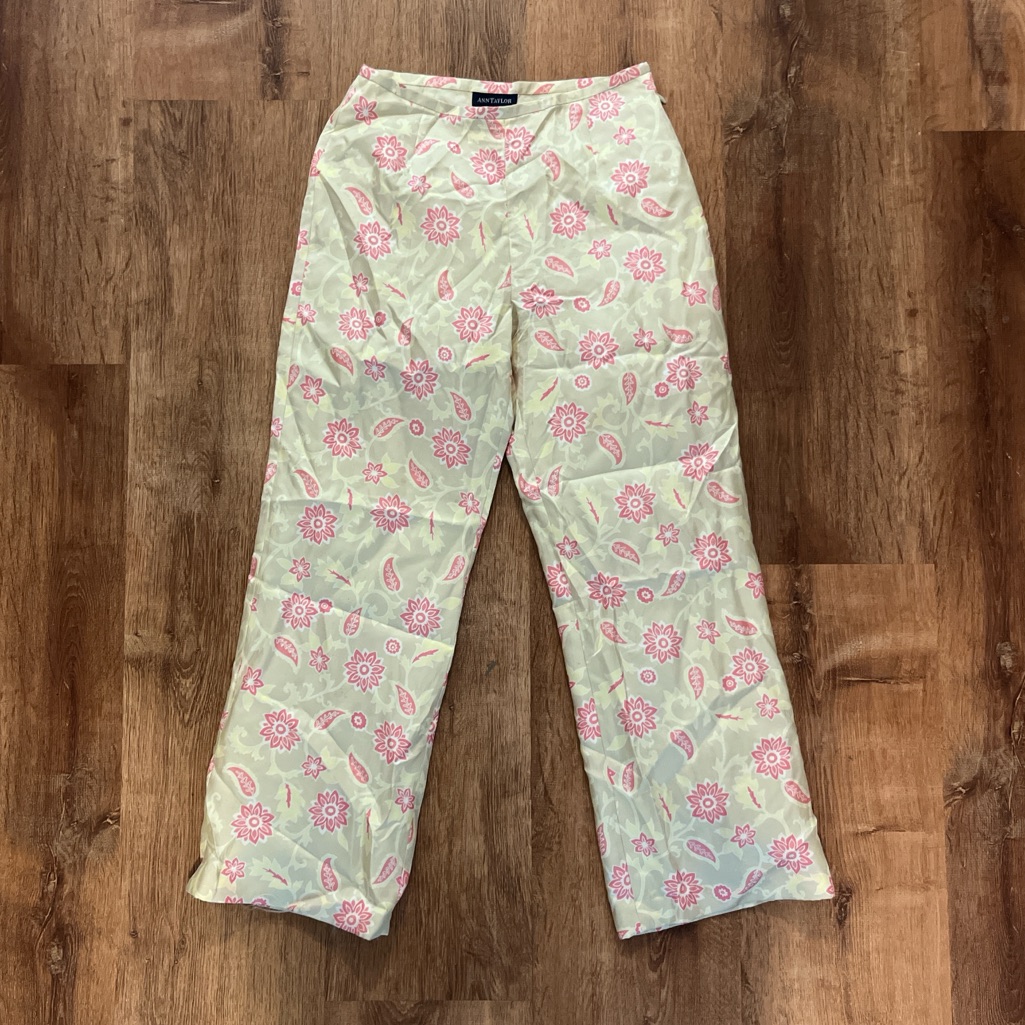 Flora Silk Pants